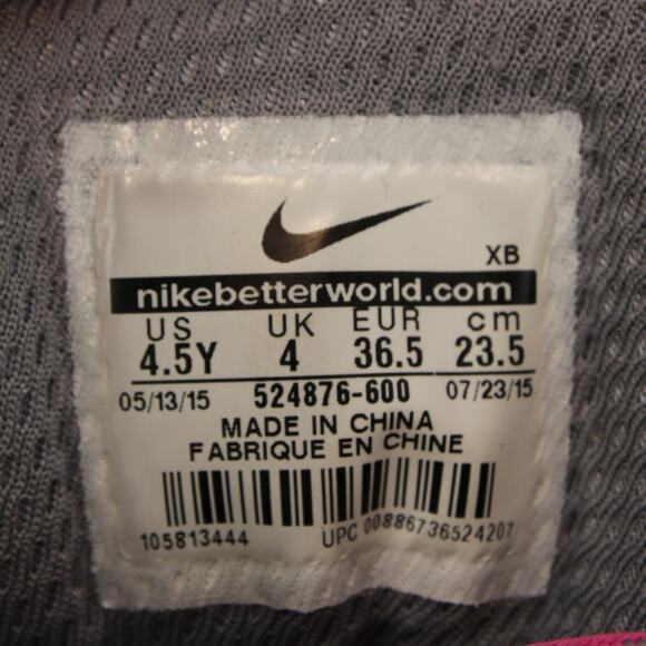 Nike ACG Winter Boots Youth 4.5Y Womens 6 Pink Gray Duck Boots - Picture 9 of 9